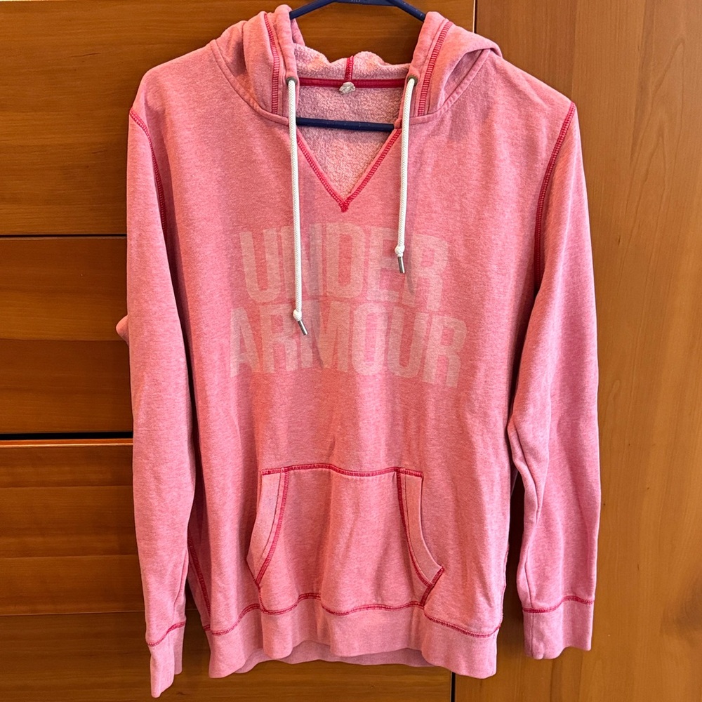 Under Armour Coral Pink Pullover Hoodie